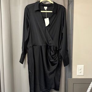 a new day Black Long Sleeve Dress